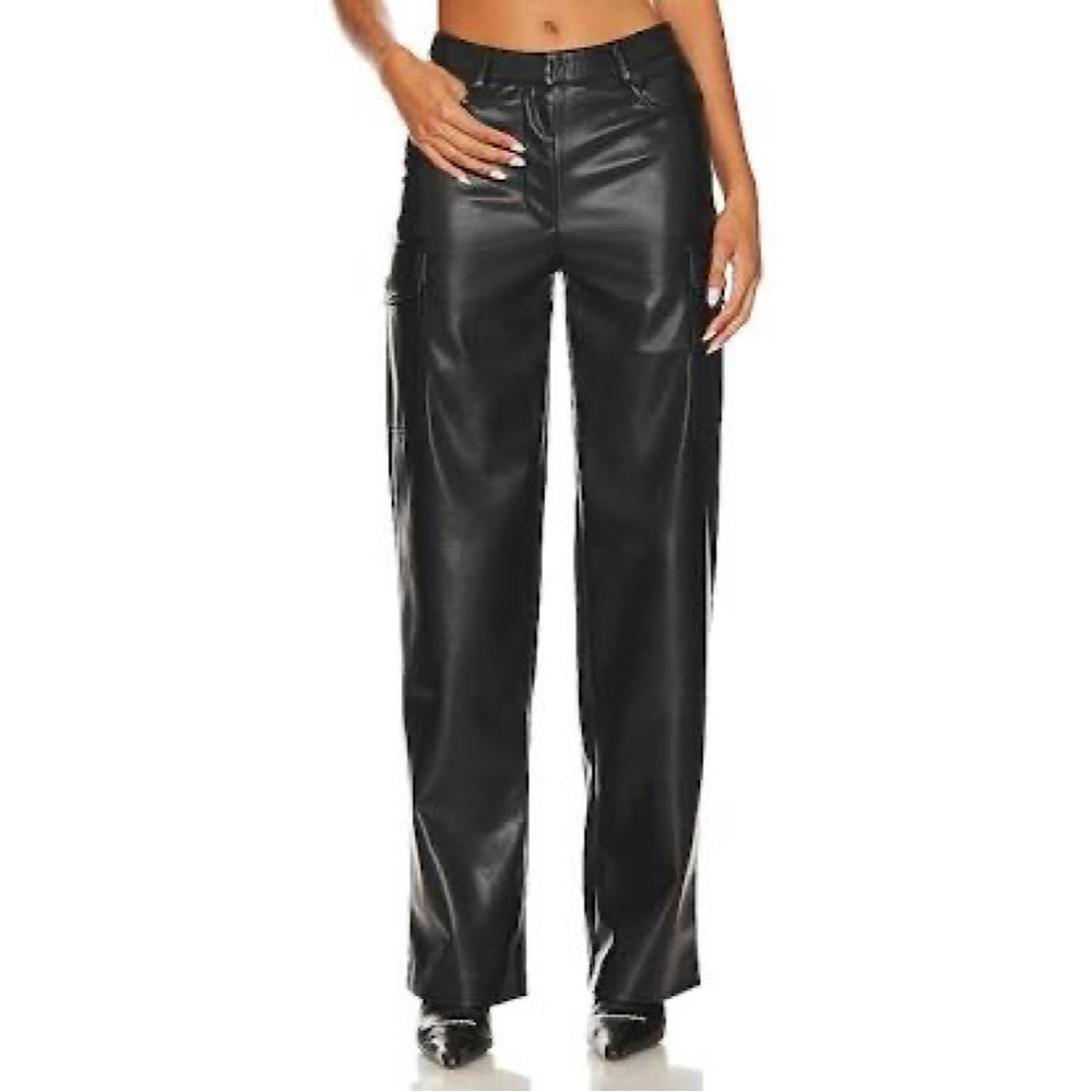 Generation‎ Love Nate Faux Leather Cargo Pant Black 12